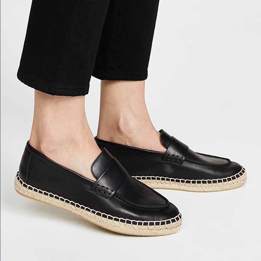 Vince Daria leather espadrille loafer